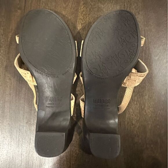 Munro American Cork Strap Sandals Size 6.5 - Picture 4 of 4